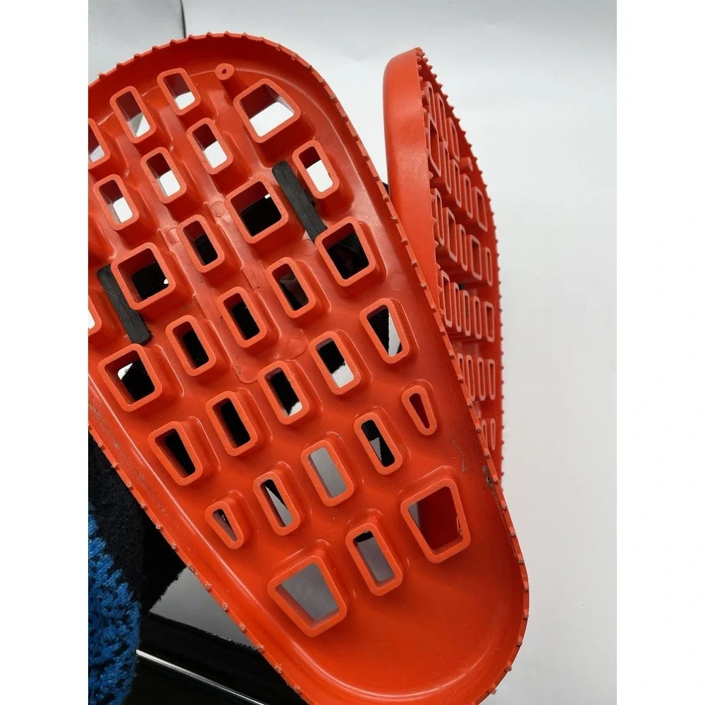 Vintage Plastic Snowshoes Orange Adjustable‎ Straps